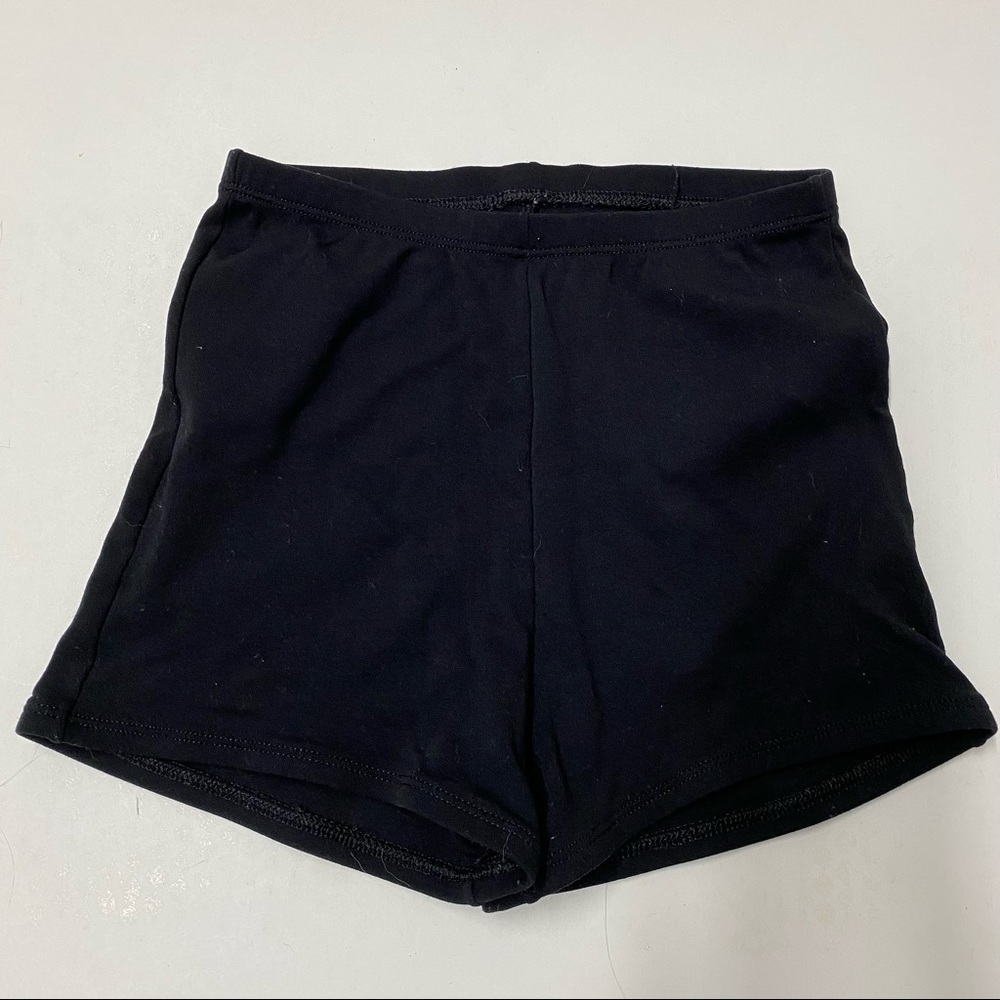 Body Wrappers High Waist Dance Performance Wear Boy Shorts Black Sz M